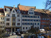 Markstraße 59 (mittig), Südwestansicht / Wohnhaus in 88212 Ravensburg (02.2022 - Christin Aghegian-Rampf)