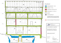 Bauphasenkartierung im Längsschnitt / Rechberg`sche Scheune in 73525 Schwäbisch Gmünd (10.10.2012 - Markus Numberger, Esslingen)