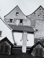 Ansicht von Westen (von der Mühlgasse) / Wohnhaus in 74354 Besigheim (Stadtarchiv Besigheim)