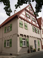 Ansicht von Südwest / Wohnhaus in 74354 Besigheim (27.07.2007 - Denkmalpflegerischer Werteplan, Gesamtanlage Besigheim, Regierungspräsidium Stuttgart)