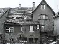 Rückseite (Südseite) / Abgegangenes Wohnhaus mit Scheune in 74354 Besigheim (20.08.2014 - Stadtarchiv Besigheim)