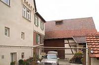 Hof mit Scheune / Wohnhaus und Scheune in 74354 Besigheim (Denkmalpflegerischer Werteplan,  Gesamtanlage Besigheim  Regierungspräsidium Stuttgart)