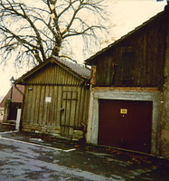 Ostseite von Bühl 12 um 1960 / Kindergarten, ehemals Scheune in 74354 Besigheim (Ev. Oberkirchenrat Stuttgart Bau u. Gemeindeaufsicht)