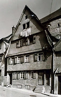 Westseite  vor 1956 / Abgegangenes Wohnhaus in 74354 Besigheim (Stadtarchiv Besigheim)