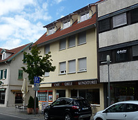 Westseite erneuert 2014 / Wohn- und Geschäftshaus in 74354 Besigheim (15.07.2016 - M.Haußmann)