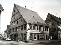 Ansicht von Nord- West  / Wohn- und Geschäftshaus in 74354 Besigheim (Stadtarchiv Besigheim)