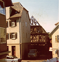 Scheune hinter Hauptstraße 25  / Abgegangene Scheune  in 74354 Besigheim (17.07.1985 - M.Haußmann)