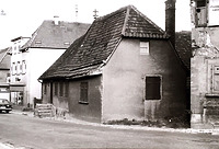 Ansicht von Westen vor dem Abbruch / Abgegangenes Wohnhaus in 74354 Besigheim (Stadtarchiv Besigheim)