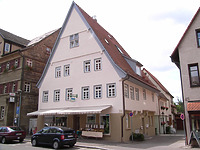 Ansicht von Nordost / Wohn- und Geschäftshaus in 74354 Besigheim (Denkmalpflegerischer Werteplan, Gesamtanlage Besigheim, Regierungspräsidium Stuttgart)