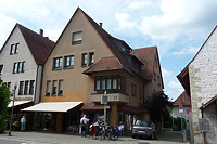 Nord- Ostseite  erbaut 1982 / Wohn- und Geschäftshaus, abgegangenes Wohnhaus in 74354 Besigheim (16.07.2016 - M.Haußmann)