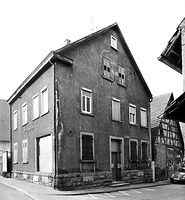 Nord- Ostseite vor dem Abbruch 1982 / Wohn- und Geschäftshaus, abgegangenes Wohnhaus in 74354 Besigheim (23.07.1982 - M.Haußmann)