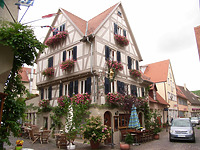 Ostseite nach 2003 / Wohn- und Gasthaus in 74354 Besigheim (Denkmalpflegerischer Werteplan,  Gesamtanlage Besigheim  Regierungspräsidium Stuttgart)