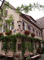 Naordwestseite / Wohn- und Gasthaus "Hirsch" in 74354 Besigheim (Denkmalpflegerischer Werteplan,  Gesamtanlage Besigheim  Regierungspräsidium Stuttgart)