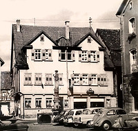 um 1950 / Wohn- und Geschäftshaus in 74354 Besigheim (Stadtarchiv Besigheim)