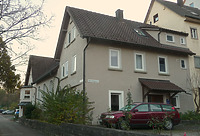 Nordseite Gebäude Oberamtdeigasse 6 mit Saalanbau  / Kirchliches Gemeindehaus in 74354 Besigheim (2016 - M.Haußmann)