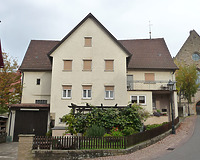 Ansicht von Südwest / Wohnhaus in 74354 Besigheim (04.11.2016 - M. Haußmann)