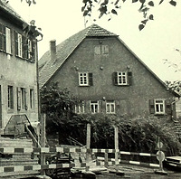 Ansicht von Osten / Wohnhaus, Neubau in 74354 Besigheim (Stadtarchiv Besigheim)