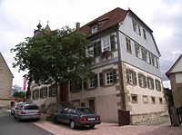 Ansicht von Nordwest / Wohnhaus (ehem. Pfarrhaus) in 74354 Besigheim (2007 - Denkmalpflegerischer Werteplan, Gesamtanlage Besigheim, Regierungspräsidium Stuttgart)