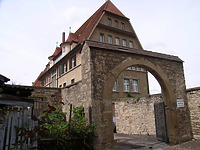 Südseite Hoftor zum Schlosshof / Verwaltungsgebäude (ehem. Oberamt) in 74354 Besigheim (2007 - Denkmalpflegerischer Werteplan,  Gesamtanlage Besigheim  Regierungspräsidium Stuttgart)