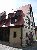 Südostseite / Wohnhaus (ehemalige Scheune) in 74354 Besigheim (2007 - Denkmalpflegerischer Werteplan,  Gesamtanlage Besigheim  Regierungspräsidium Stuttgart)