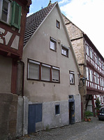 Ansicht von Südwest, vor dem Abbruch / Wohnhaus in 74354 Besigheim (2007 - Denkmalpflegerischer Werteplan, Gesamtanlage Besigheim, Regierungspräsidium Stuttgart)