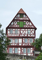 Ansicht von Nordost / Wohnhaus (ehemalige Stadtschreiberei) in 74354 Besigheim (2016 - M. Haußmann)