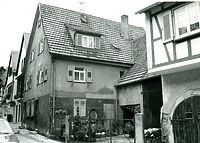 Ostseite 1988 / Wohnhaus in 74354 Besigheim (1988 - Stadtarchiv Besigheim)