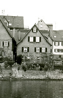 Westseite um 1960 / Wohnhaus in 74354 Besigheim (Stadtarchiv Besigheim)