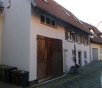 Ansicht von Osten / Wohnhaus mit Scheune in 74354 Besigheim (2016 - M. Haußmann)