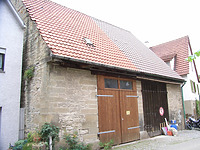 Ansicht von Osten / Scheune in 74354 Besigheim (2007 - Denkmalpflegerischer Werteplan, Gesamtanlage Besigheim, Regierungspräsidium Stuttgart)