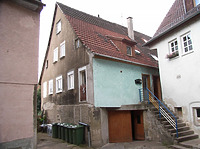 Giebelseite von Osten / Wohnhaus, Untere Enzmühle (Schellenmühle) in 74354 Besigheim (2007 - Denkmalpflegerischer Werteplan, Gesamtanlage Besigheim, Regierungspräsidium Stuttgart)