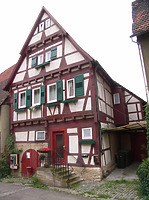 Ansicht von Nordost / Wohnhaus, Weingärtnerhaus in 74354 Besigheim (2007 - Denkmalpflegerischer Werteplan, Gesamtanlage Besigheim, Regierungspräsidium Stuttgart)