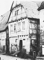 Historische Aufnahme, Ansicht von Nordost / Wohnhaus, Weingärtnerhaus in 74354 Besigheim (Denkmalpflegerischer Werteplan, Gesamtanlage Besigheim, Regierungspräsidium Stuttgart)