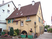 Südseite des Anwesens / Wohnhaus, Weingärtnerhaus in 74354 Besigheim (2007 - Denkmalpflegerischer Werteplan, Gesamtanlage Besigheim, Regierungspräsidium Stuttgart)