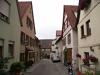 Nördliche Vorstadt Richtung Westen, Bereich Haus Nr. 36 und 73
 / Vorstadt in 74354 Besigheim (2007 - Denkmalpflegerischer Werteplan,  Gesamtanlage Besigheim  Regierungspräsidium Stuttgart)