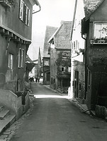 Eingang von der Hauptstraße vor 1960 / Vorstadt in 74354 Besigheim (Stadtarchiv Besigheim)