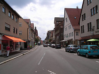 Ansicht von Norden, mittlerer Straßenverlauf / Hauptstraße in 74354 Besigheim (2007 - Denkmalpflegerischer Werteplan, Gesamtanlage Besigheim, Regierungspräsidium Stuttgart)