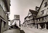 Ansicht von Süden / Hauptstraße in 74354 Besigheim (ca. 1960 - Stadtarchiv Besigheim)