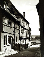 Blick nach Osten um 1900 / Stadtschreibereigasse in 74354 Besigheim (Stadtarchiv Besigheim)