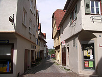 Blick nach Osten / Schlossgasse in 74354 Besigheim (2007 - Denkmalpflegerischer Werteplan,  Gesamtanlage Besigheim  Regierungspräsidium Stuttgart)