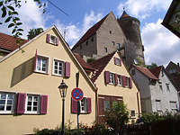 Südseite bei Haus Nr.17 / Ochsengraben  in 74354 Besigheim (2007 - Denkmalpflegerischer Werteplan,  Gesamtanlage Besigheim  Regierungspräsidium Stuttgart)