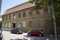 Traufseite zur Nibelungenstraße / Gasthaus "Zum goldenen Sternen" in 76684 Östringen, Odenheim (Jako Baudenkmalpflege GmbH)