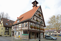 Altes Rathaus Uhlbach. Ansicht von Süden. / Altes Rathaus Uhlbach in 70329 Stuttgart-Uhlbach (22.11.2024 - Michael Hermann, Heimerdingen)