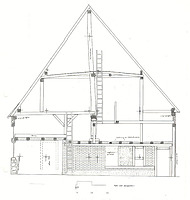 Querschnitt durch die Scheune / Einhaus in 72660 Beuren