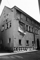 Stadelgasse 1, Ansicht von Nordwesten (R. Crowell, B. Kollia-Crowell) / Ehemaliges Badhaus in 88212 Ravensburg