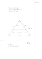 Querschnitt Dachwerk (Skzze 2) / Wohnhaus in 73525 Schwäbisch Gmünd (01.02.1993 - Lohrum)