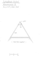 Querschnitt Dachwerk, M 1:50 / Wohnhaus in 73525 Schwäbisch Gmünd (27.05.2011 - Lohrum)