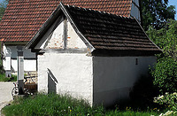 Schweinestall im FLM Beuren / Schweinestall aus Ehningen in 71139 Ehningen (http://www.freilichtmuseum-beuren.de/museum/rundgang/schweinestall-aus-ehningen/)