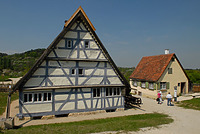 Weberhaus im FLM Beuren / Weberhaus aus Laichingen in 89150 Laichingen (http://www.freilichtmuseum-beuren.de/museum/rundgang/weberhaus-aus-laichingen/)