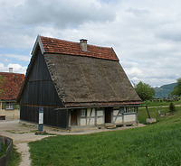 Weberhaus im FLM Beuren / Weberhaus aus Laichingen in 89150 Laichingen (http://www.freilichtmuseum-beuren.de/museum/rundgang/weberhaus-aus-laichingen/)